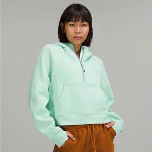 Lululemon Half Zip Scuba Hoodie - Wild mint, XL/XXL